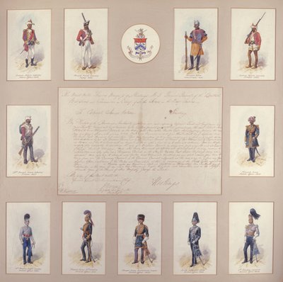 Uniformi militari degli eserciti britannico e indiano da Richard Simkin